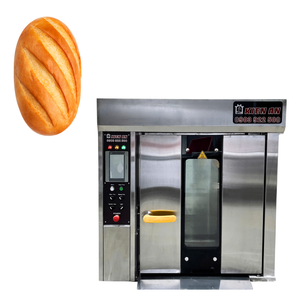 Four rotatif à 6 plateaux en stock avec chariot Altuntop utilisé dans les hôtels Four à pizza 380V 220V Four de boulangerie Prix d'usine au Vietnam - Product Image 1