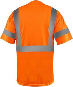 Camisas de Trabajo Reflectantes para Hombre de Alta Demanda con Bolsillo Delantero para Seguridad y Protección - Product Image 2