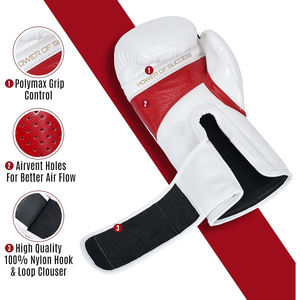 Gants de boxe personnalisés avec logo et couleur, sac de frappe, gants d'entraînement de boxe, support de poignet à boucle et crochet, gants de sparring de boxe - Product Image 3