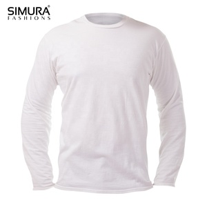 Camisetas de Manga Larga para Hombre, Estilo Moderno, Personalizadas OEM, Color Sólido, 100% Algodón/Poliéster - Product Image 6