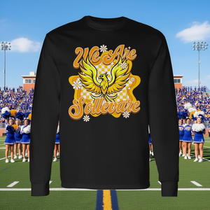 Maglietta a Maniche Lunghe Sollevare Retro Mascot School Cheering, Prodotto Promozionale - Product Image 3