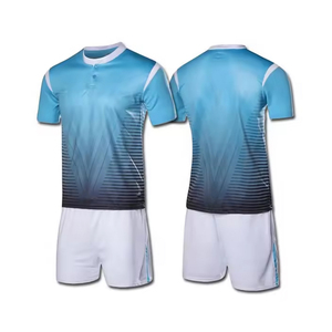 Maillot de football unisexe sublimé, nouveau modèle / Qualité thaïlandaise authentique, respirant, imperméable, léger, manches courtes, col en V, NC - Product Image 3