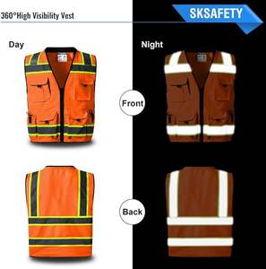 Chaleco de Seguridad de Nivel Profesional, Chaleco de Alta Visibilidad, Suave, Duradero y Transpirable - Product Image 2