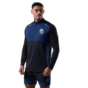 Camiseta Deportiva de Alto Rendimiento con Cierre de 1/4 para Hombre, Ligera y Transpirable, para Gimnasio, Correr y Fitness - Product Image 1