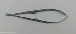 Pince de Suture de Micro chirurgie de qualité supérieure (18cm), porte-aiguille en acier inoxydable, pince TC droite - Product Image 3