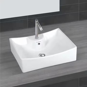 อ่างล้างจานเซรามิกอ่างล้างหน้าบนโต๊ะอ่างล้างจานพอร์ซเลน lavabo จากอินเดียสุขภัณฑ์ - Product Image 2