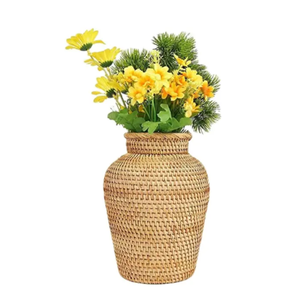 Best Unique Handmade Industrial Rattan Vase Accessories for Living Room for Home Use - Product Image 4