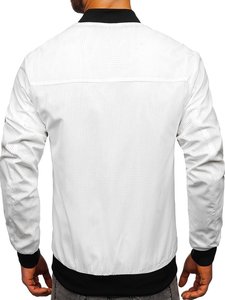 Blouson aviateur universitaire à col montant Offre Spéciale personnalisé pour hommes coupe-vent d'hiver en polyester 100% de style rue - Product Image 2