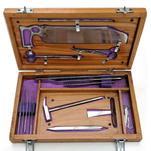 Kit post-mortem de alta calidad para uso hospitalario Kit post-mortem de acero inoxidable Instrumentos de autopsia reutilizables - Product Image 5