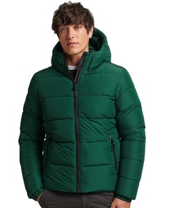 OEM-chaqueta acolchada con capucha para hombre, abrigos de burbujas con capucha, de invierno, al por mayor, para Fitness - Product Image 1