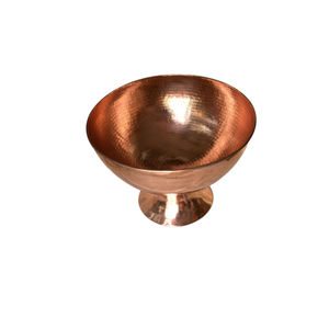 Elegante Tazón para Ponche de Acero Inoxidable Martillado de Doble Pared, Aislado, Ecológico y Moderno para Servir en Bodas - Product Image 6