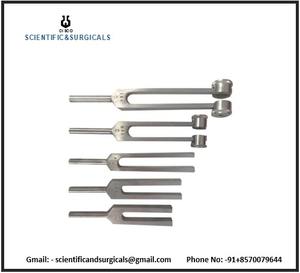 Ensemble complet de diapasons et pinces de haute qualité en alliage métallique, fonctionnement manuel, hôpital - Product Image 3