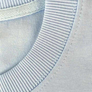 Alta calidad moda personalizable algodón Casual de gran tamaño grueso algodón liso cuello redondo pulóver sudadera de mujer - Product Image 5