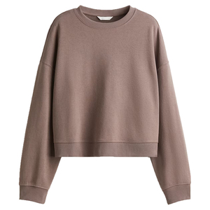 Phụ Nữ Của Áo Unisex Biểu Tượng Tùy Chỉnh Quá Khổ Hoodie Crewneck Thời Trang Phố Crop Top Dệt Kim Áo Len Áo Thun Vòng Cổ OEM - Product Image 1