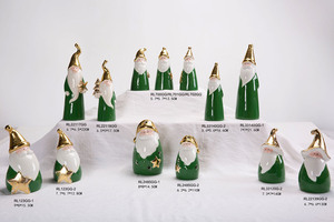 Papá Noel <span class=keywords><strong>de</strong></span> cerámica pintado a mano - Product Image 5