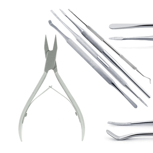 Juego de instrumentos de Podología profesional de alta precisión, cortaúñas de acero inoxidable duradero y resistente, Mini lima de uñas, grano 80 - Product Image 5