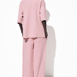 เสื้อกันหนาวมีฮู้ดสำหรับผู้หญิงเสื้อวอร์มผ้าฝ้าย100% โอเวอร์ไซส์ลำลองเป็นมิตรต่อสิ่งแวดล้อมปักโลโก้แบบกำหนดเอง - Product Image 3