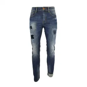 Groothandel Grote Maat Mode Losse Stretch Heren Rechte Jeans 2023 Nieuwe Designtrend Casual Lange Broek Met Hoge Taille