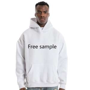 Nouveau sweat à capuche surdimensionné en molleton épais polyester/coton, personnalisé pour homme, écologique, à séchage rapide, idéal pour l'hiver et le streetwear - Product Image 1