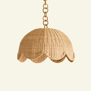 Nuevo producto ratán luz pantalla colgante de pared decoración dormitorio y sala de estar hecho a mano OEM personalizado Vietman hecho a mano - Product Image 6