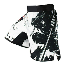Shorts de compression MMA pour hommes en Spandex/Polyester avec impression par sublimation personnalisée UFC