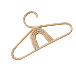 ที่แขวนเสื้อผ้าเด็กหวายธรรมชาติเวทีไซต์งานเรียบง่ายม้านั่งหวายสีแดงตัวเลือกความสูงถนน - Product Image 4