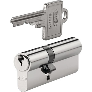 Cerradura de Seguridad de Doble Cilindro PZ 8812 con Función de Emergencia, Llaves Numéricas de 31/50 mm, 3 Llaves con Combinación Diferente BKS - Product Image 1