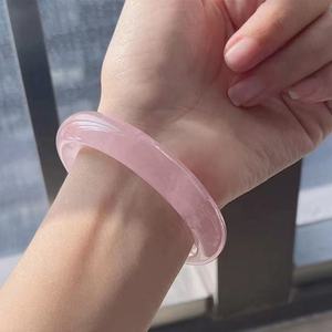 Braccialetti <span class=keywords><strong>di</strong></span> cristallo <span class=keywords><strong>di</strong></span> <span class=keywords><strong>quarzo</strong></span> rosa rosa rosa delicato e delicato popolare per regali da donna - Product Image 5