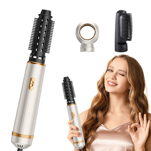 Sèche-cheveux professionnel Brosse à ions négatifs Peigne Séchage volumateur 5 en 1 Sèche-cheveux Brosse à air chaud Styler - Product Image 4