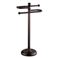 Porte-serviettes noir pour écharpes cravates châles ceintures porte-serviettes en métal pour salle de bains simple et durable en gros