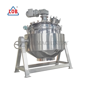 Chaudière à double enveloppe conventionnelle LOB 100L, haut niveau de sécurité, adaptée aux cosmétiques, au fromage, etc. - Product Image 1