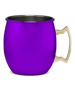 Tasse en céramique en cuivre poli et nickel martelé de 24 oz Tasse 100% Pure Moscow Mule pour les fêtes - Product Image 6