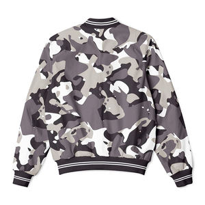 Hot Selling Fashion Silk Satin Wholesale <b>Camo</b> <b>Jackets</b> Custom Color Logo <b>Men</b> Bomber <b>Jacket</b> Made in Pakistan 2024 - Product Image 4