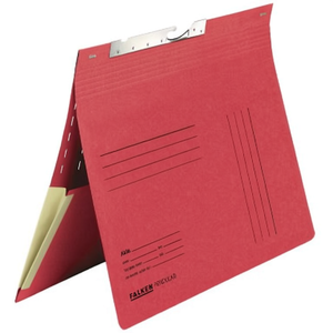 Falken Commercial Red Manila Cardboard 320g/m Recycled Hanging <b>File</b> Folder with Imprint - Product Image 3