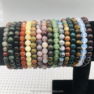 All'ingrosso <span class=keywords><strong>pietra</strong></span> naturale 6mm occhio di tigre bracciali di <span class=keywords><strong>pietra</strong></span> artigianato <span class=keywords><strong>Lepidolite</strong></span> perline di cristallo braccialetto per il regalo - Product Image 4