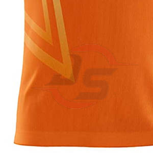 Venta al por mayor de alta calidad 100% poliéster Reversible de secado rápido transpirable ligero cuello en V manga corta diseño personalizado fútbol - Product Image 6