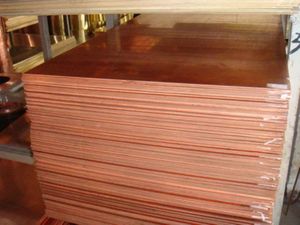 Cuivre pur 99.97-99.99% 1*1200*3400mm feuille de soudage cuivre Cathode plaque Type Service de coupe inclus disponible à la vente - Product Image 5