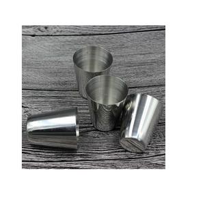 New Designs Wine Whiskey Cup Sets Empty <b>Espresso</b> <b>Glasses</b> Stainless Metal Shot <b>Glass</b> Customized Logo Club Hotel Bar Design - Product Image 2