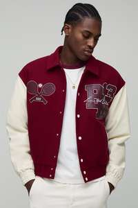 2025 le dernier Baseball Letterman Chenille patchs veste haute qualité Logo personnalisé motif personnalisé culture veste avec patchs - Product Image 4