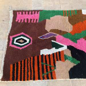 Alfombras de algodón 100% de diseñador tejidas a mano y con estampado de bloques alfombras Dhurries hechas a mano para la decoración de la sala de estar del hogar - Product Image 3