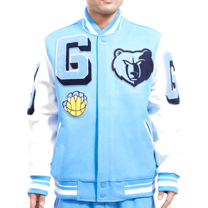 Veste universitaire d'hiver pour homme de haute qualité, best-seller, avec col montant, prix de gros bon marché - Product Image 4