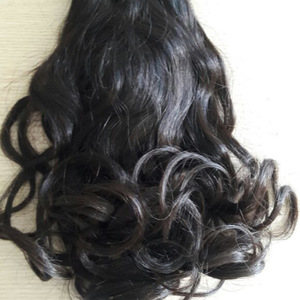 Extensiones de Cabello Humano Natural Sin Procesar, Ondulado, Rizado, Remy Negro, Mechones Dobles, Puntas Dobles, para Mujeres - Product Image 6