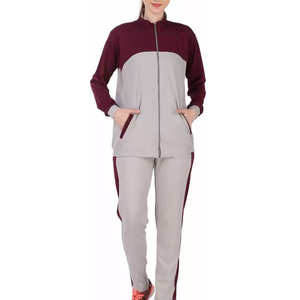 Women's Solid Casual Knitting Long Sleeve Quick Dry Cotton Polyester Tracksuits Breathable Autumn Clothing Wholesale - Product Image 1