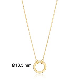 Collier à breloques creux pliable plaqué or, pendentifs breloques en argent sterling 925 faits à la main, vente en gros turque - Product Image 3