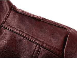 Conception personnalisée Vestes en cuir pour hommes Bon marché Vestes en cuir de haute qualité Veste d'hiver en cuir pour homme - Product Image 6