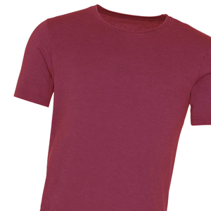 Camiseta Ajustada Color Granate, Algodón Suave, Ropa Casual para Hombre, Camiseta Lisa, Calidad Premium, Cómoda, Unisex, Personalizable con Logotipo OEM - Product Image 3