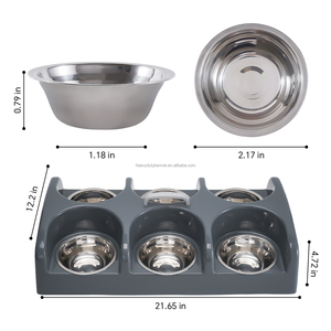 Bebederos Grandes de Acero Inoxidable para Perros, Tazones de Alimentación para Mascotas de Acero de Buena Calidad - Product Image 2