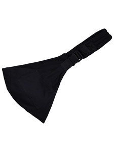 Fascia Porta Bebè Traspirante Nera OEM in Cotone e Lino per Marchi di Prodotti per Neonati - Product Image 2