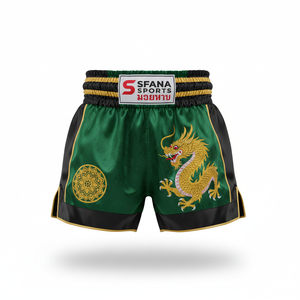 Sfana กางเกงมวยไทยขาสั้นสำหรับผู้ชายระบายอากาศได้ดีแห้งเร็วปรับแต่งได้สำหรับคิกบ็อกซิ่งโรงยิมออกกำลังกาย - Product Image 4