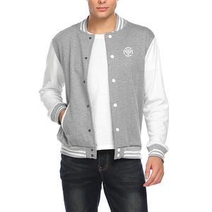 Nouvelle arrivée, veste varsity d'hiver pour homme personnalisable avec col montant, logo personnalisé, laine, cuir, toile, taille personnalisée, vente en gros - Product Image 1